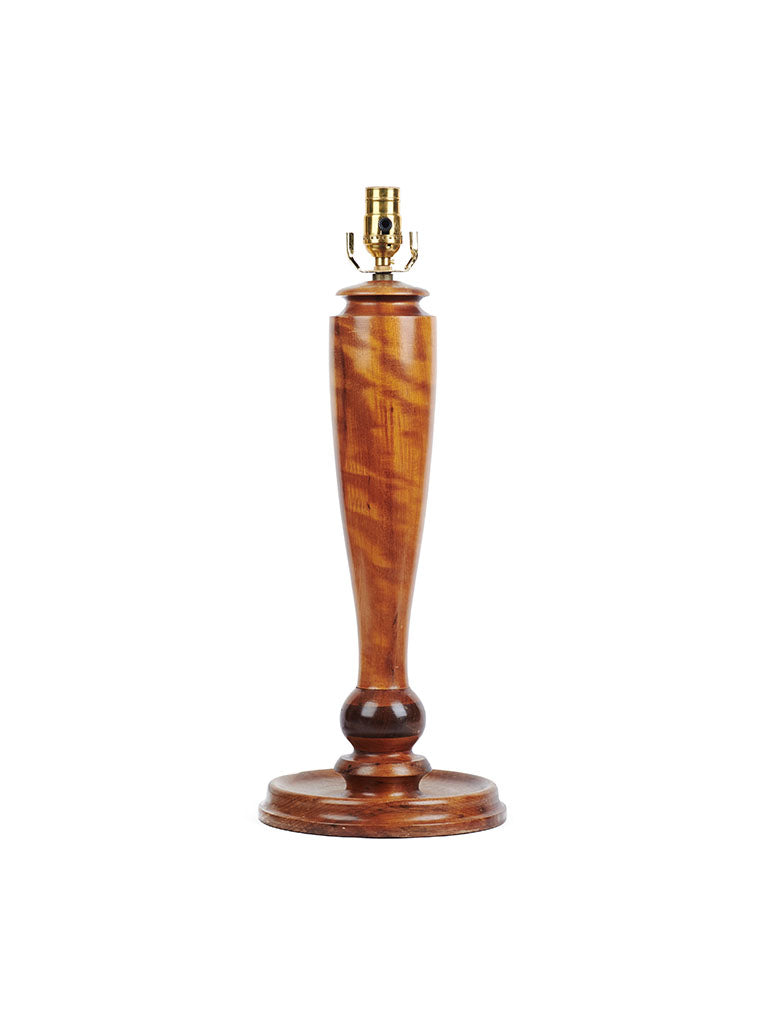 Vintage Spun Wood Table Lamp