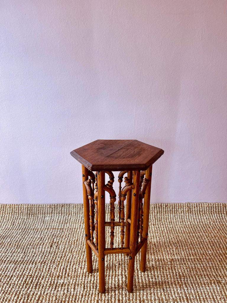 Antique Art & Crafts Oak Side Table