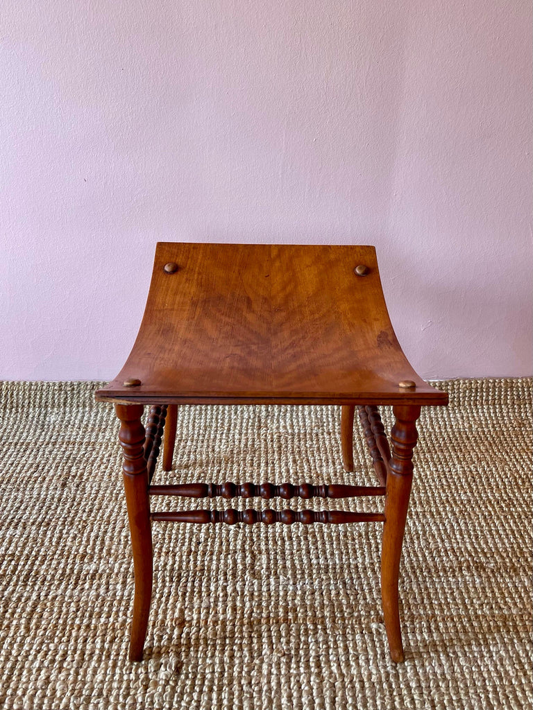 Early 20th Century Antique Egyptian Revival Thebes Stool