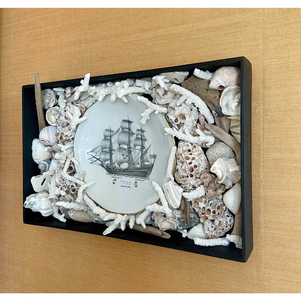 Mariner’s Reliquary — Rörstrand Porcelain Ship Assemblage