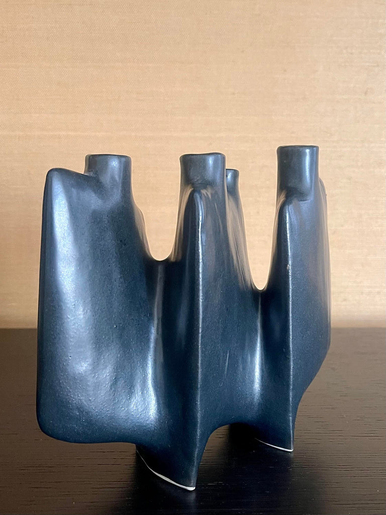 Mid-Century Modern Ceramic Japanese Ikebena Vase