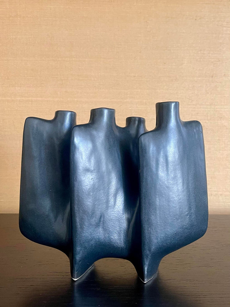 Mid-Century Modern Ceramic Japanese Ikebena Vase