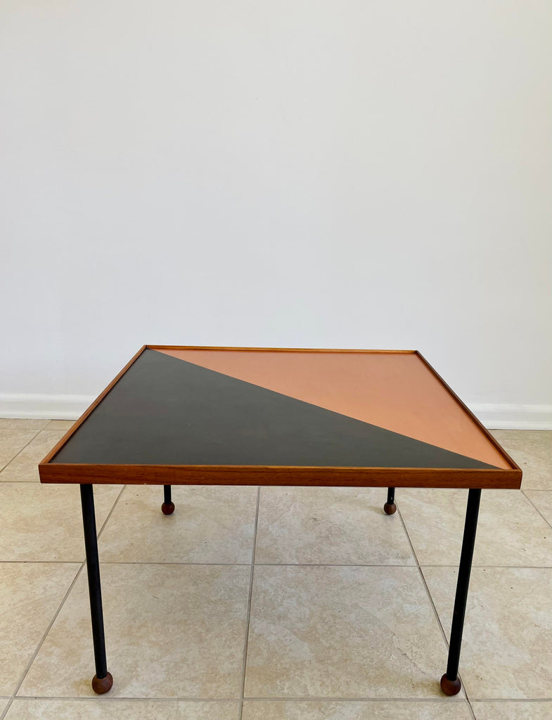 Santa Cruz Table With Copper And Black Top - In Stock