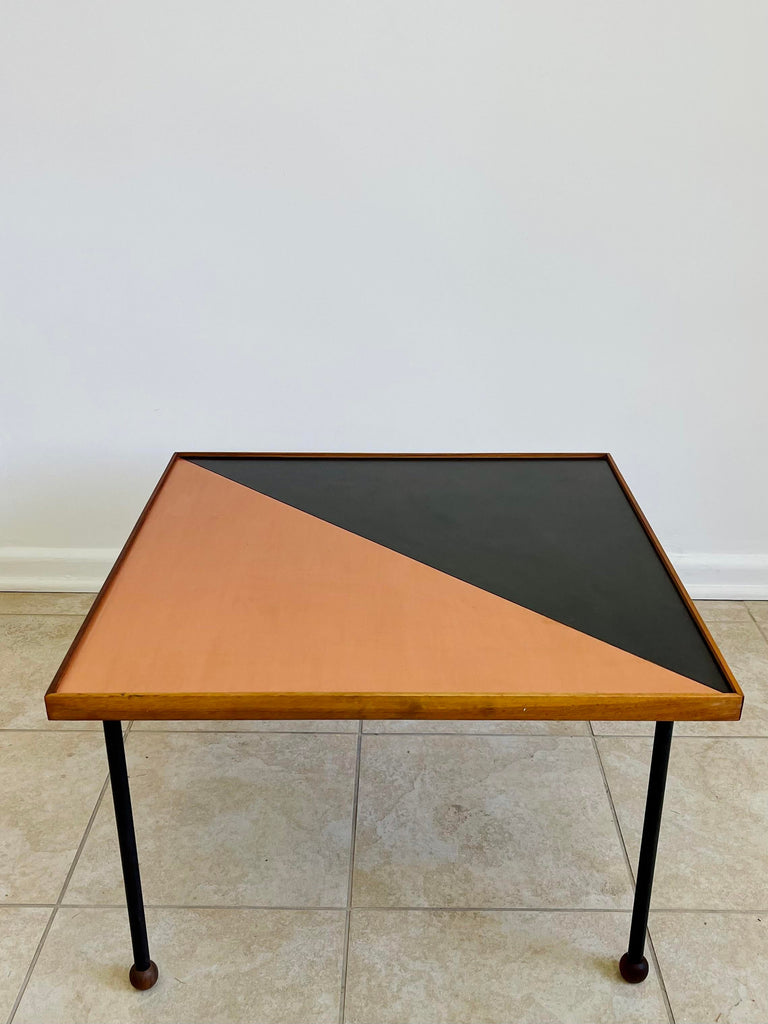 Santa Cruz Table With Copper And Black Top - In Stock