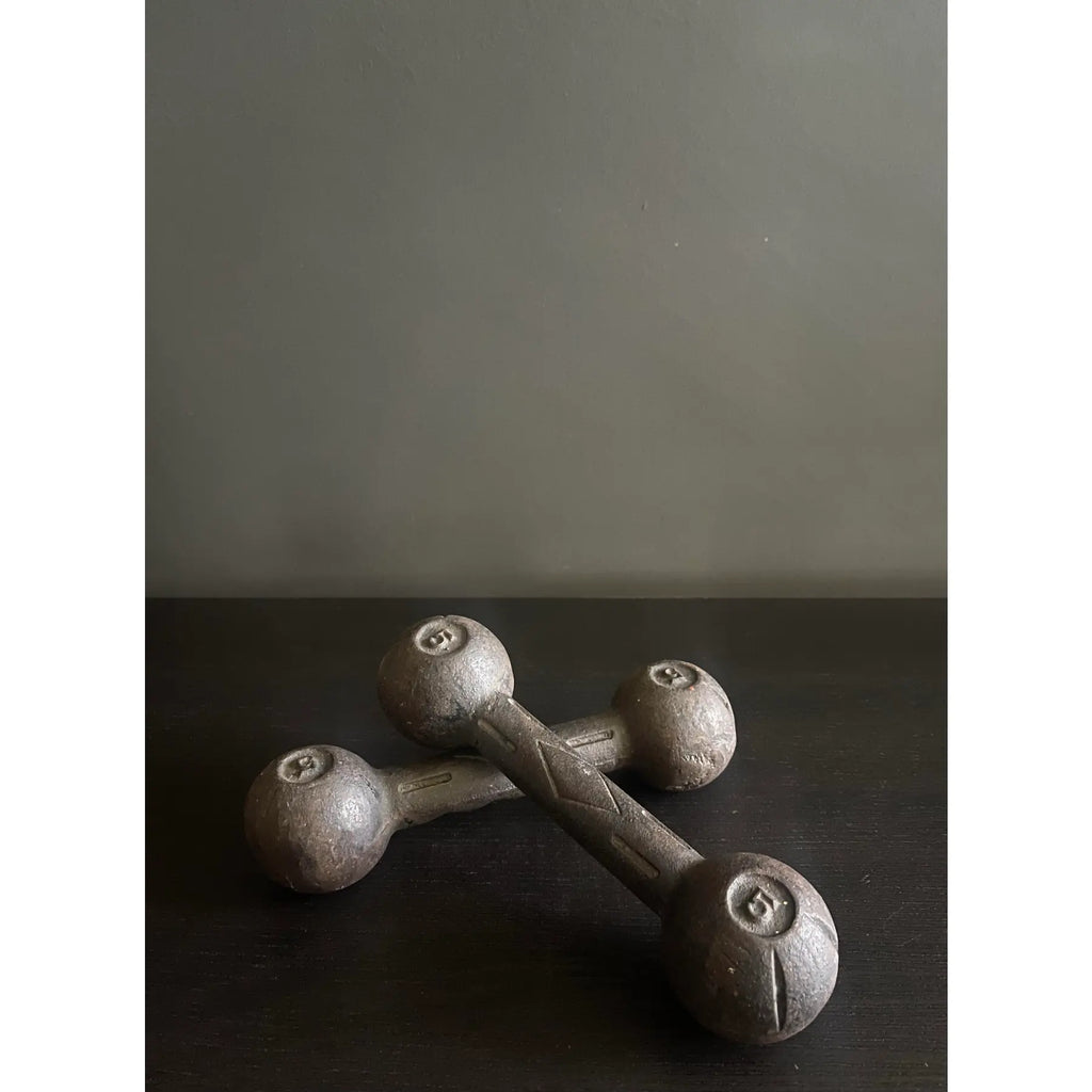 Vintage Cast Iron Barbells