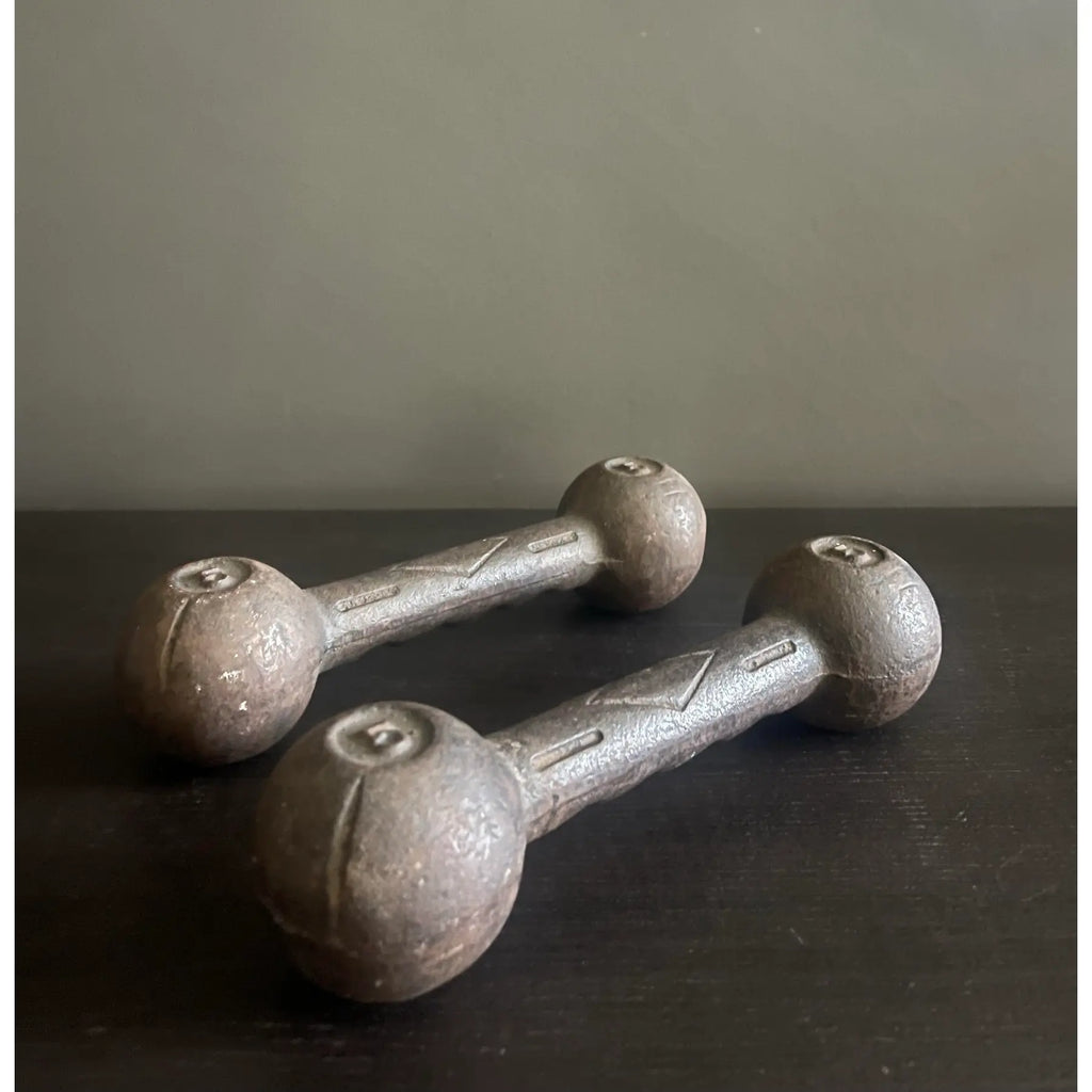 Vintage Cast Iron Barbells
