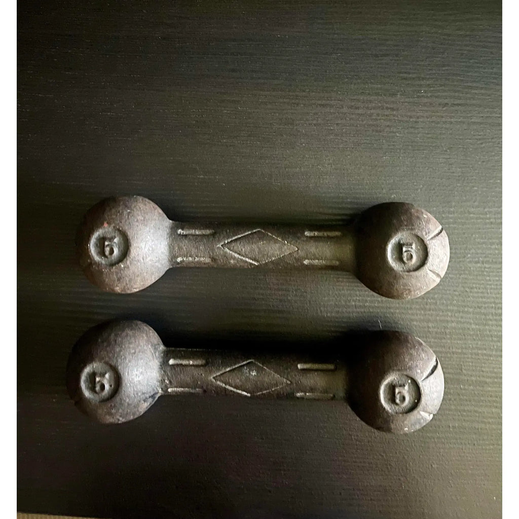 Vintage Cast Iron Barbells