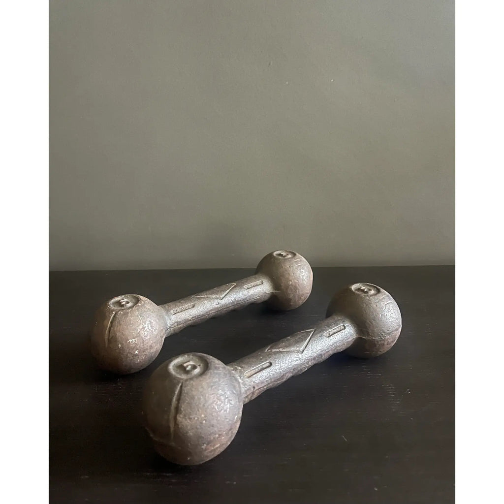 Vintage Cast Iron Barbells
