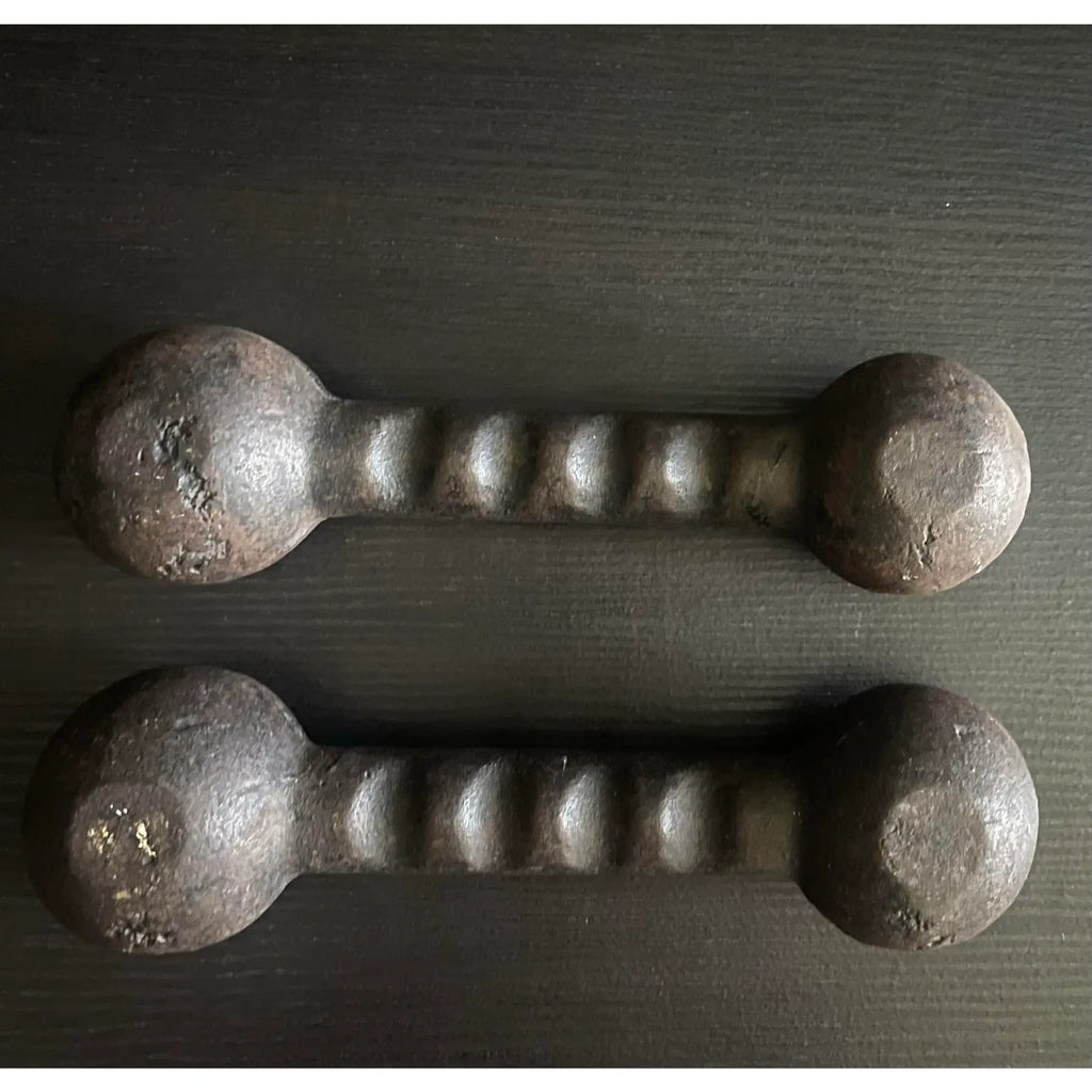 Vintage Cast Iron Barbells