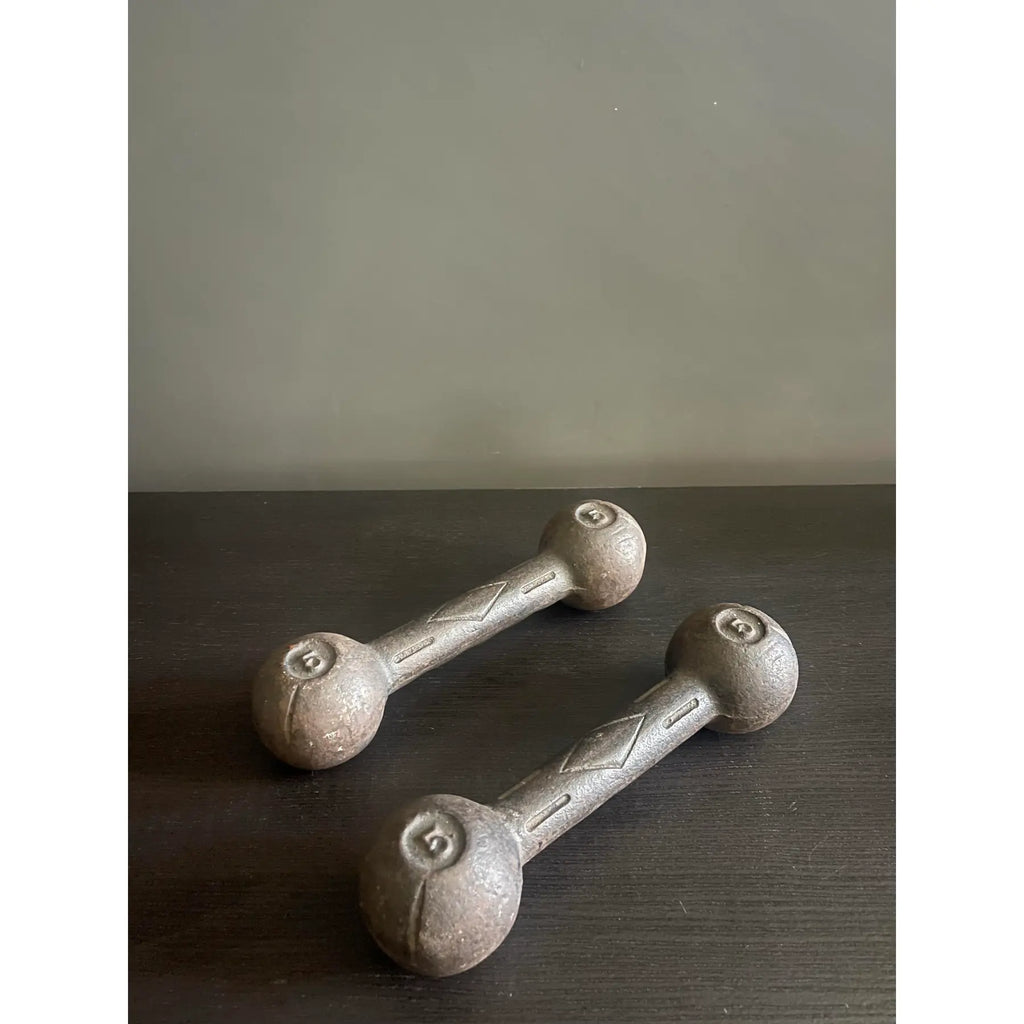 Vintage Cast Iron Barbells