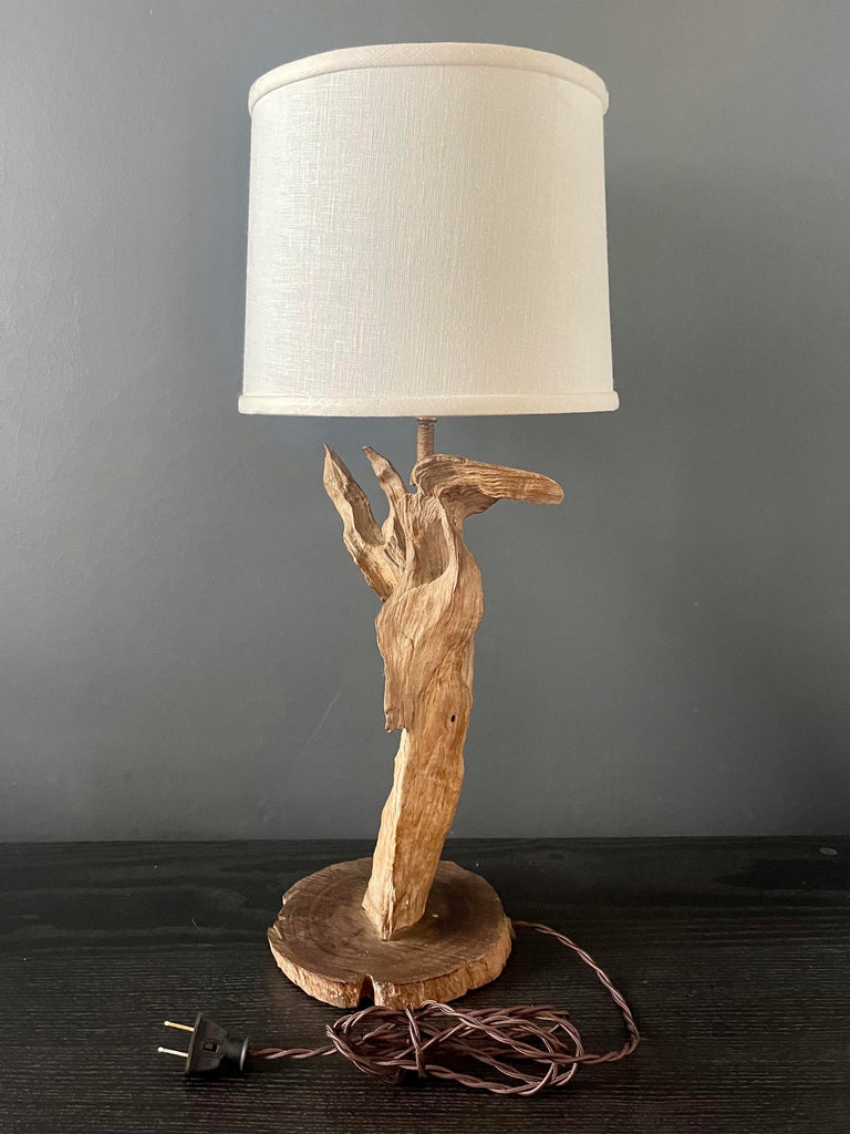 1950's Organic Modern Sculptural Driftwood Lamp