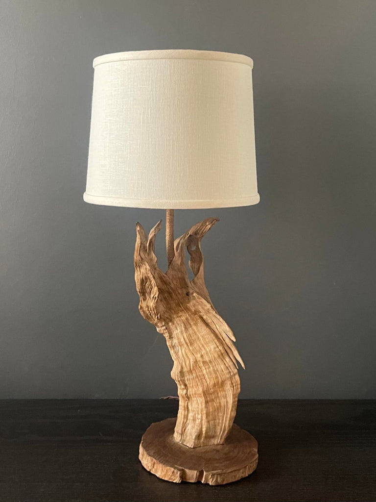 1950's Organic Modern Sculptural Driftwood Lamp