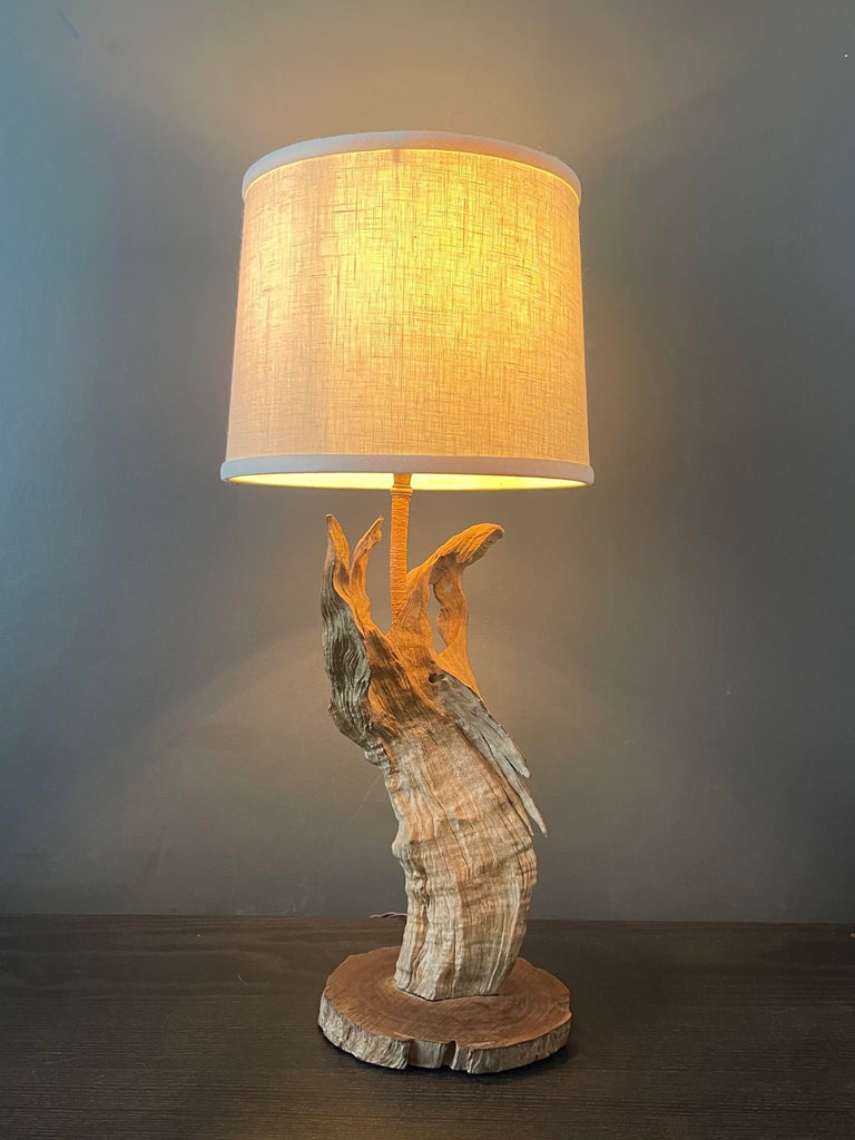 1950's Organic Modern Sculptural Driftwood Lamp